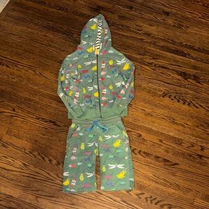 GUC Boden size 8 Green insect Hoodie and short Set with Colorful Insect Print